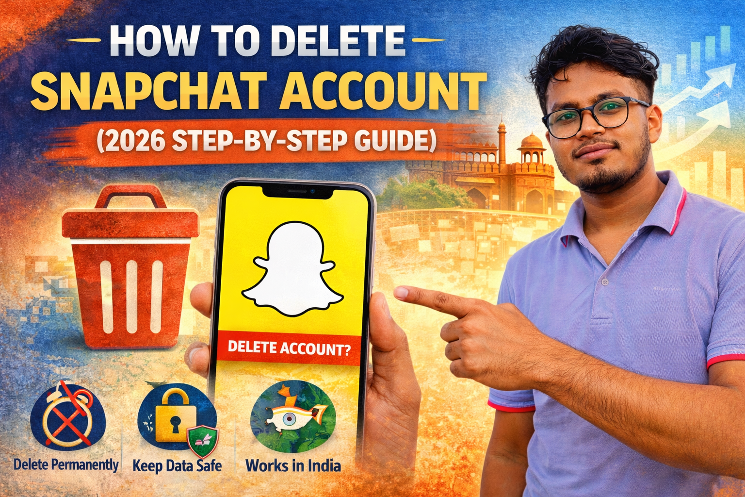 delete snapchat account permanently