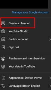 YouTube Channel Creation Process